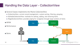 collectionview for javascript | wijmo Images High... Visualizing large data sets with wijmo enterprise webinar | PPTX