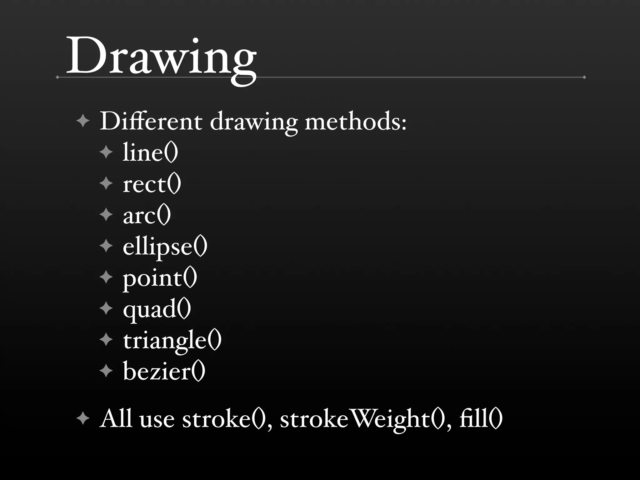 Building a Visualization Language