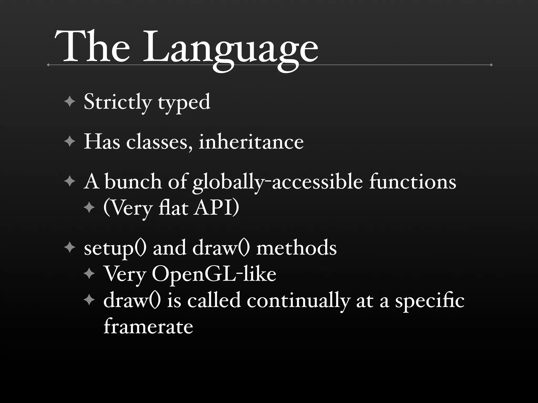 Building a Visualization Language