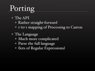 Building a Visualization Language