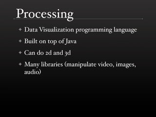 Building a Visualization Language