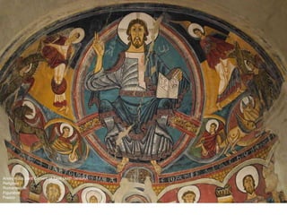 Anonymous.Sant Climent of Taüll (XIIth century)
Religious
Romanesque
Figurative
Fresco
 