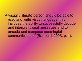 Visual Literacy | PPT