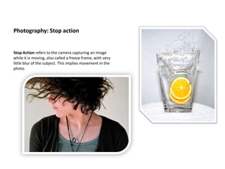 Purple and yellowColor and Light	Symbolic  use of color is used semantically to convey an idea that stands behind a certain color or a combination of colors. Examples:Red, white, and blue