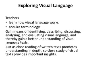 Visual Literacy | PPTX