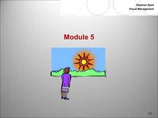 Zeeshan Syed 
Visual Management 
172 
Module 5 
 