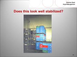 Zeeshan Syed 
Visual Management 
43 
Does this look well stabilized? 
 