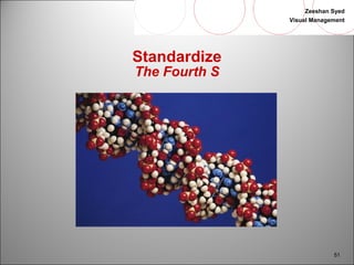 Zeeshan Syed 
Visual Management 
51 
Standardize 
The Fourth S 
 
