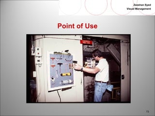 Zeeshan Syed 
Visual Management 
73 
Point of Use 
 