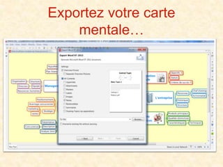 Exportez votre carte
mentale…
 