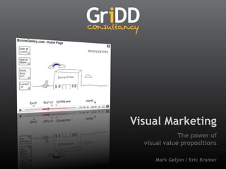 Visual Marketing The power of visualvaluepropositions Mark Geljon / Eric Kramer 