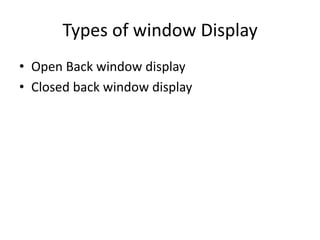 VISUAL MERCHANDISING - one of the visible elements of positioning ...