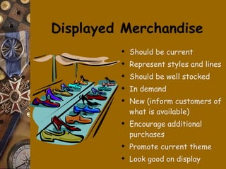 Visual merchandising powerpoint EDUC | PPT