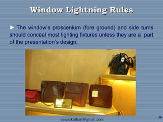 Window Display Rules Visual merchandising | PDF
