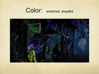 Color:  wretched, dreadful,[object Object]