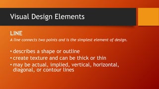 Visual Media Example Horizontal Line Visual Media | PPTX