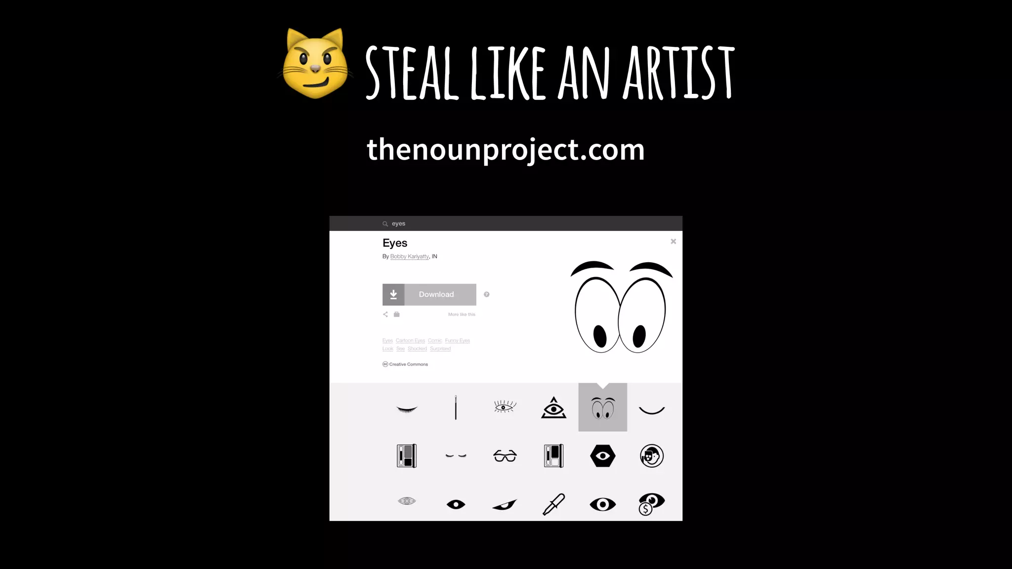 !steallikeanartist
thenounproject.com
 