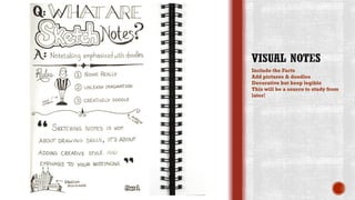 Visual notes general | PPT