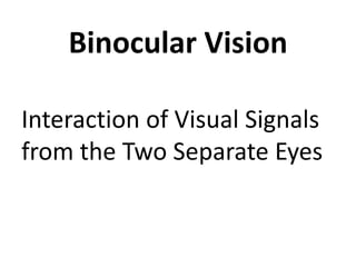 Visual pathway ,visual cortex and hemianopias | PPTX