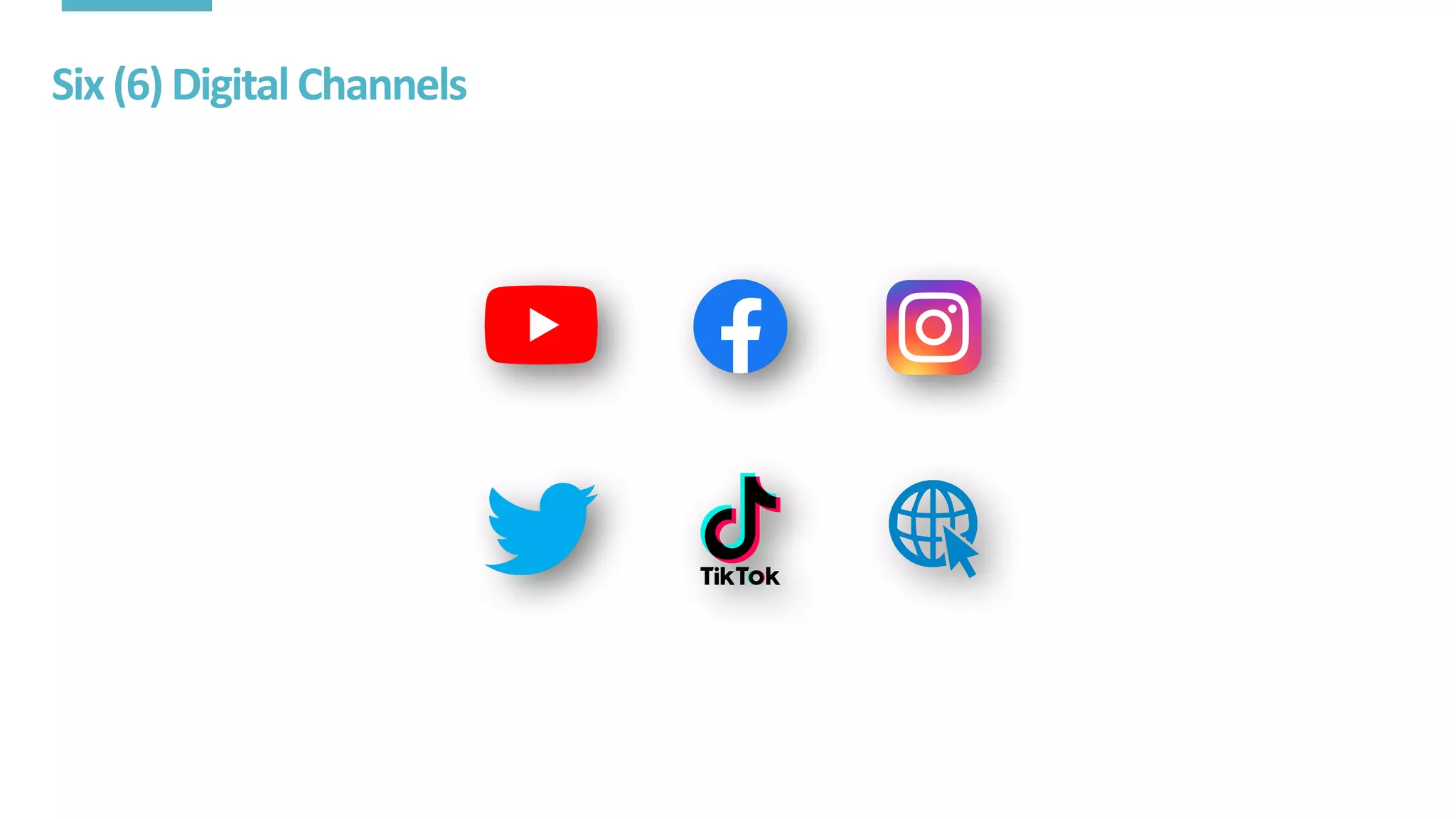 Six	(6)	Digital	Channels
 