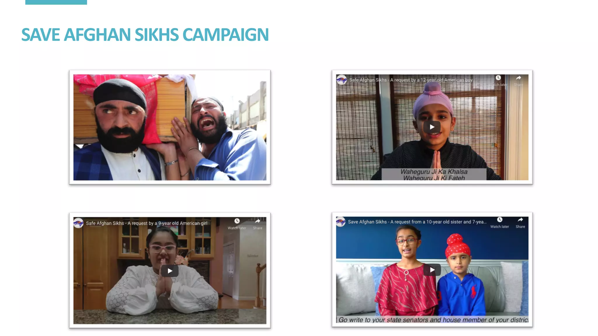 SAVE	AFGHAN	SIKHS	CAMPAIGN
 