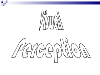Front page Visual  Perception 