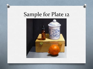 Sample for Plate 12
 