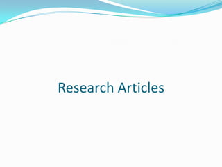 Research Articles

 