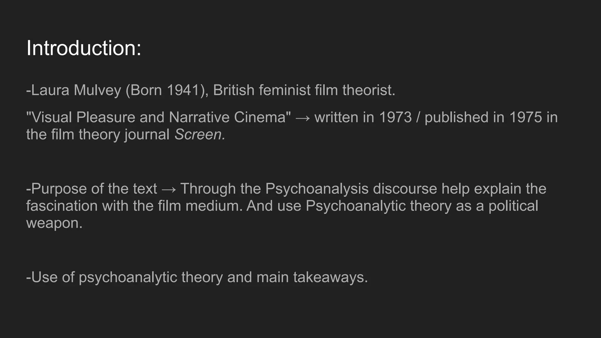 VISUAL PLEASURE AND NARRATIVE CINEMA | PDF