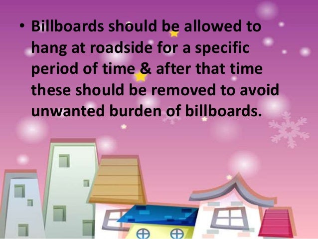 Visual Pollution Prevention