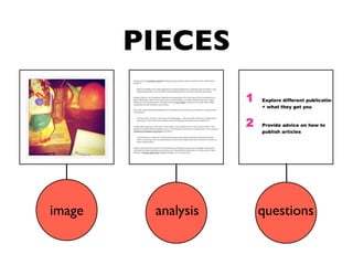 Visual Portfolio Assignment Guidelines | KEY