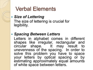Letter Principles Visual principles | PPTX