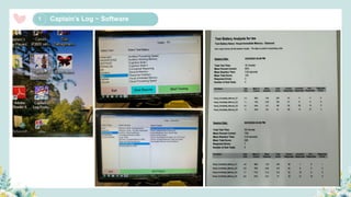 1 Captain’s Log ~ Software
 