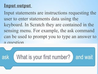 VISUAL PROGRAMMING CONCEPTS for junior sch | PPTX