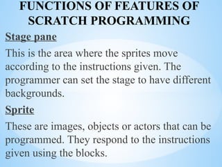 VISUAL PROGRAMMING CONCEPTS for junior sch | PPT