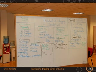 www.itcilo.org   International Training Centre of the ILO   40
 