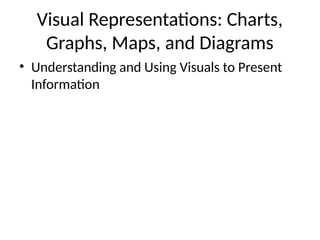 Identify Visual Representation Visual Representations powerpoint grade6 | PPTX