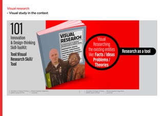 Visual research
- Visual study in the context
 