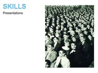 SKILLS
Word
processing, formattin
g, document
preparation
 