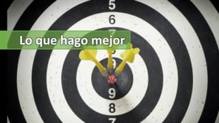 Lo que hago mejor

 