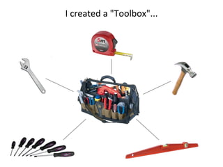 I created a "Toolbox"... 