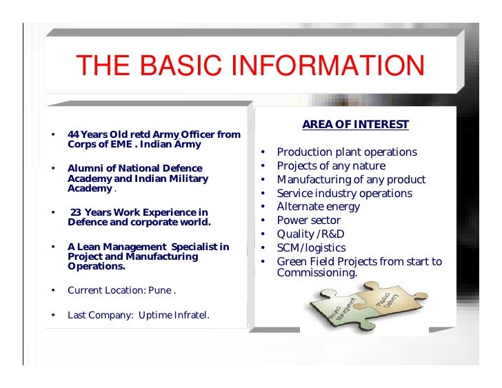 basic information in resume