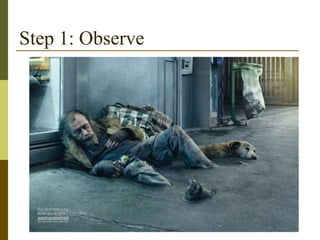 Step 1: Observe
 