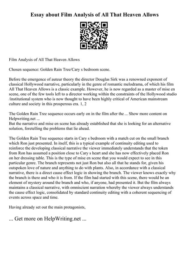 Visual Rhetorical Analysis Essay Examples | PDF