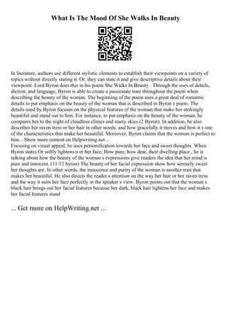 Visual Rhetorical Analysis Essay Examples | PDF