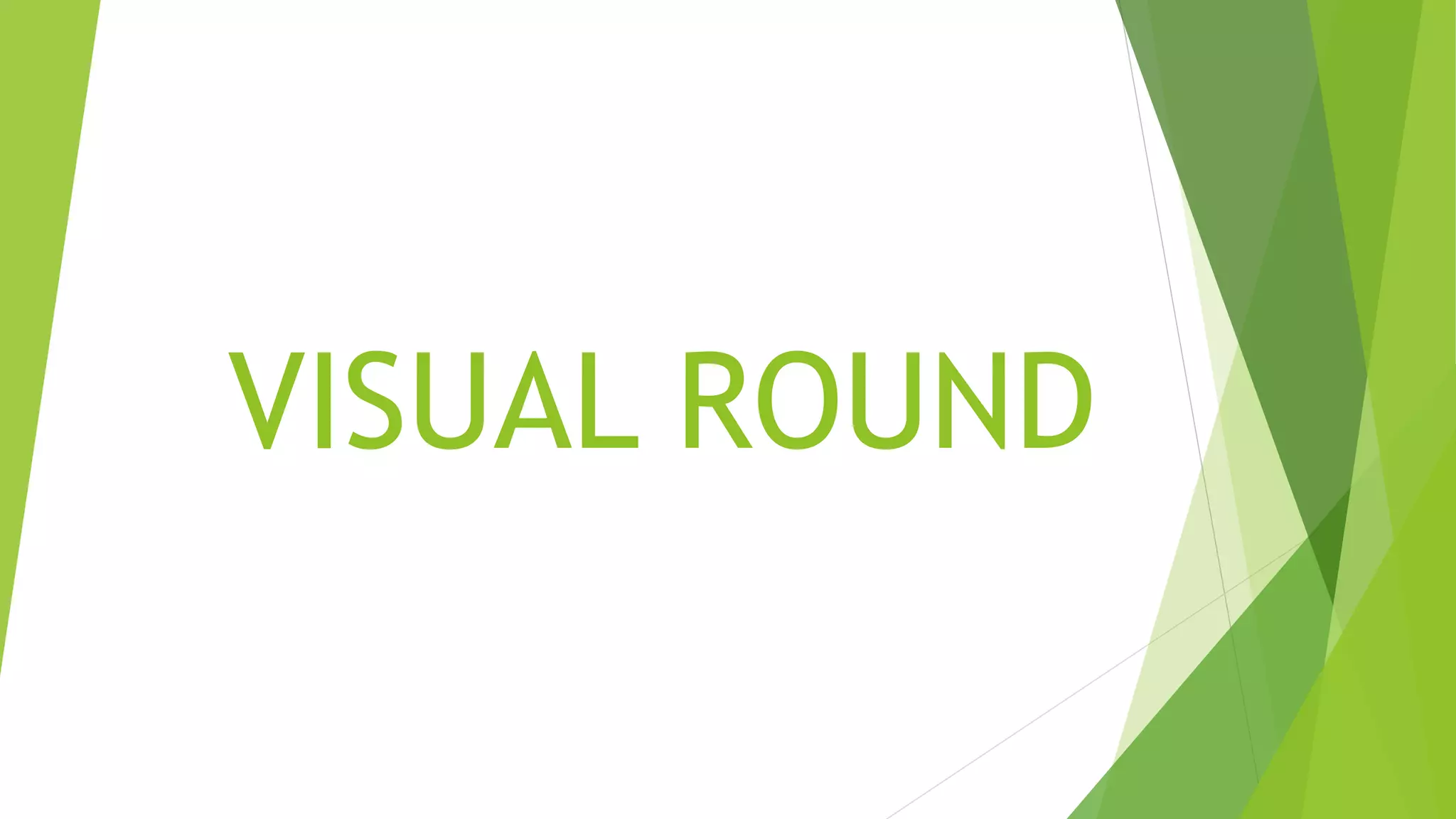 VISUAL ROUND