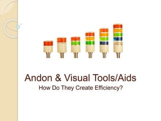 Andon & Visual Tools/Aids 
How Do They Create Efficiency? 
 