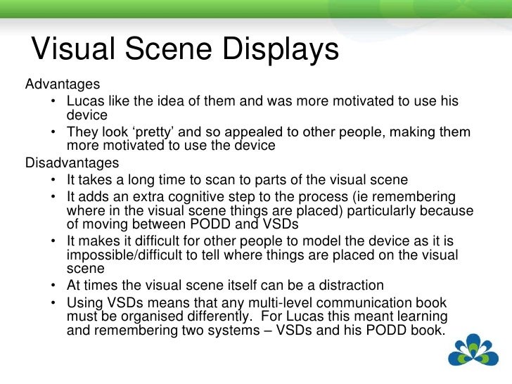 Visual Scene Displays