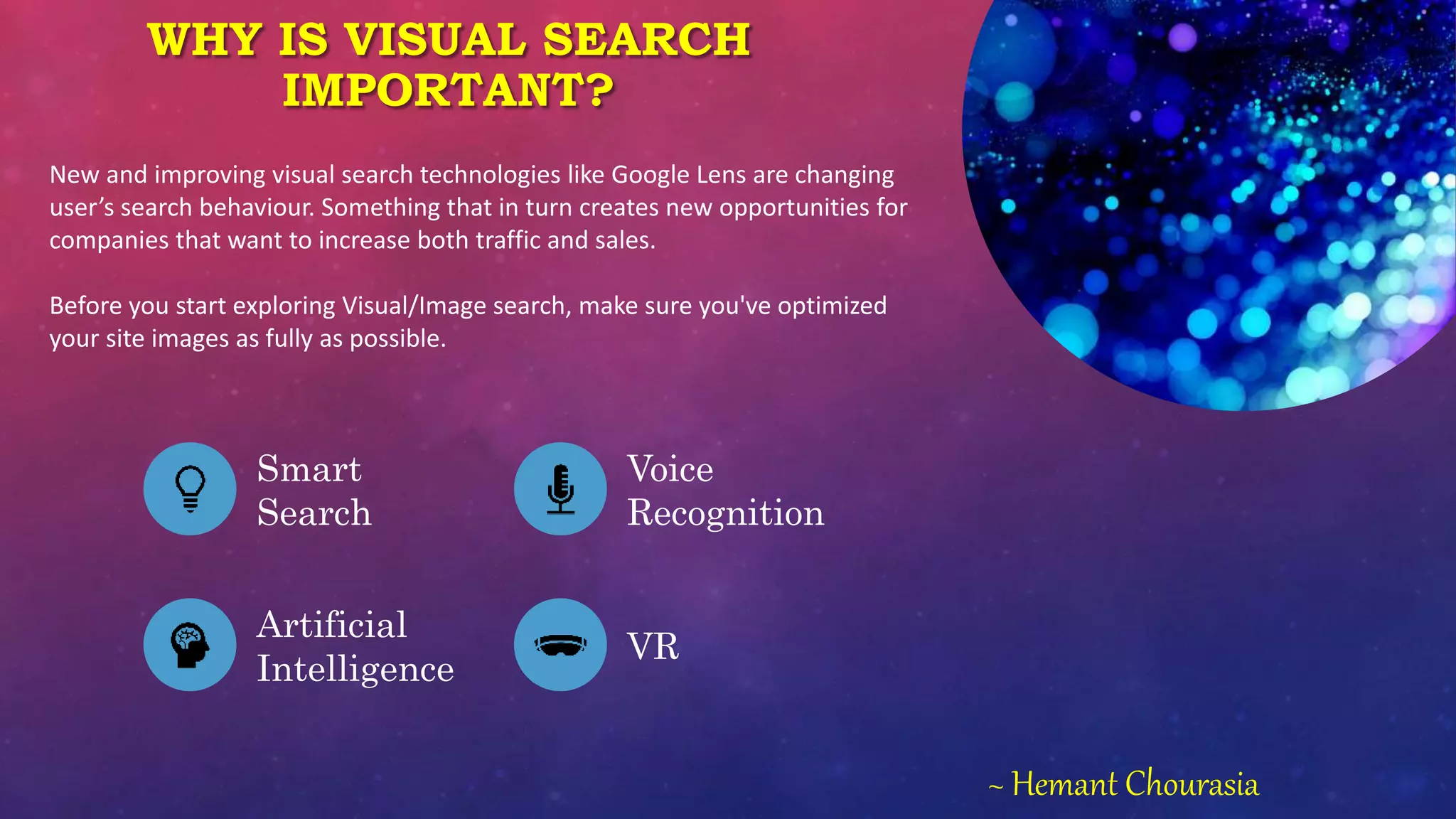 Visual Search and Image Search Optimization Techniques | PPTX | Search ...