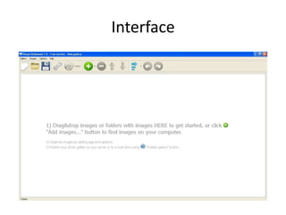 Interface Coding Visual Slide Visual slideshow | PPTX